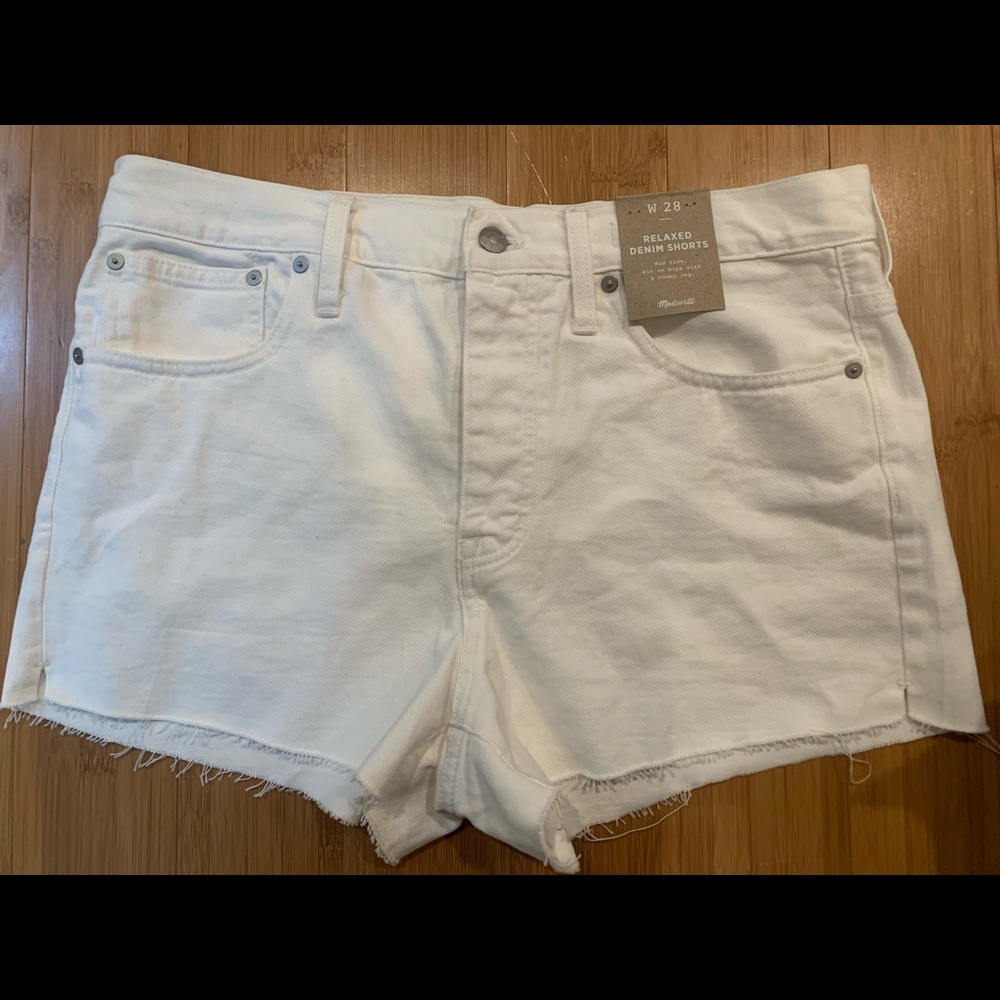 Madewell relaxed denim shorts